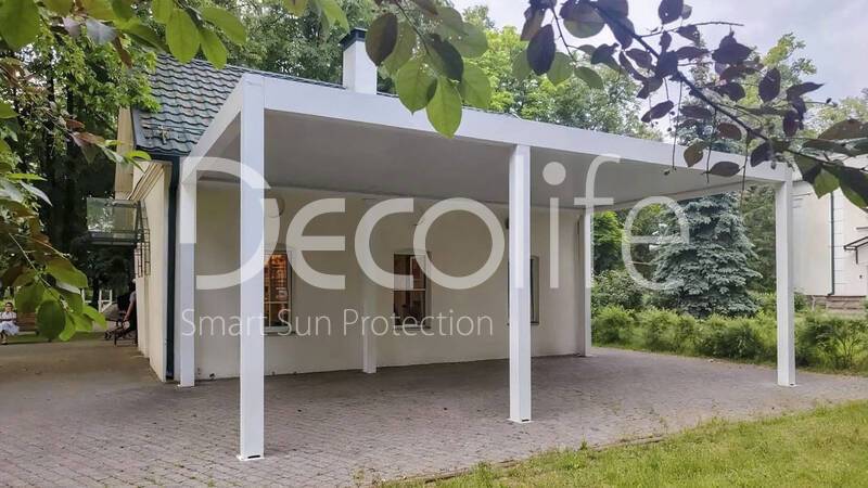 Биоклиматическая пергола Decolife B600 PIR  - г. Москва