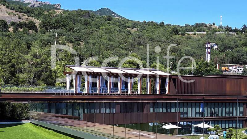 Тентовая пергола Decolife Solo Basic - г. Крым, Мрия SPA Resort