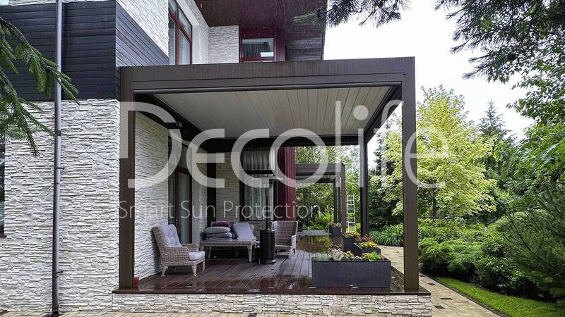 Пергола Bioclimatic В700-20С + Zip 100 - Московская обл., д. Апрелевка