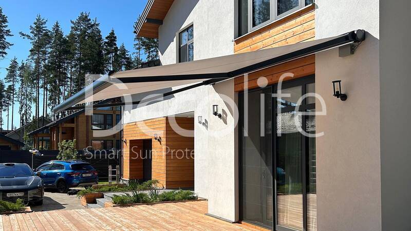 Маркиза кассетная Decolife G500 - Ленинградская обл, п. Репино парк 