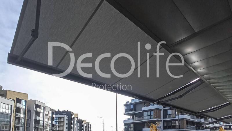 Маркиза кассетная Decolife G500 - а.г. Ратомка, ЖК Пирс