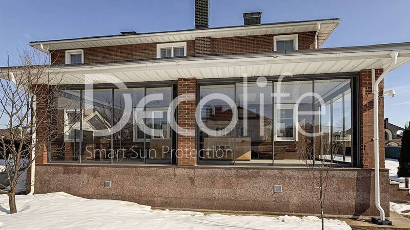 Раздвижное панорамное остекление Decolife S500 - Московская обл.