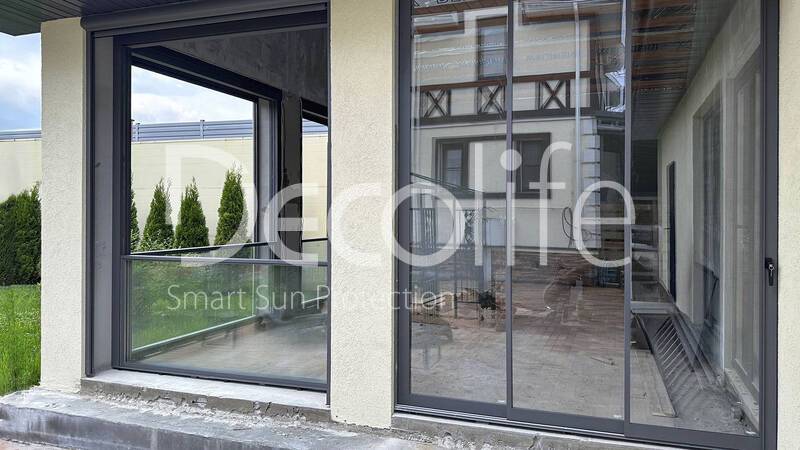 Раздвижное и гильотинное остекление Decolife. W500 + S500 + Zip 100 - Московская обл