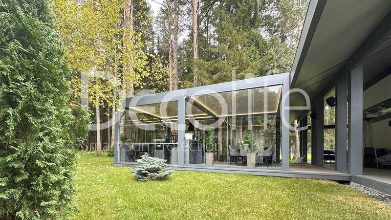 Гильотинное остекление Decolife W500 - Московская обл., кп Истринская Ривьера