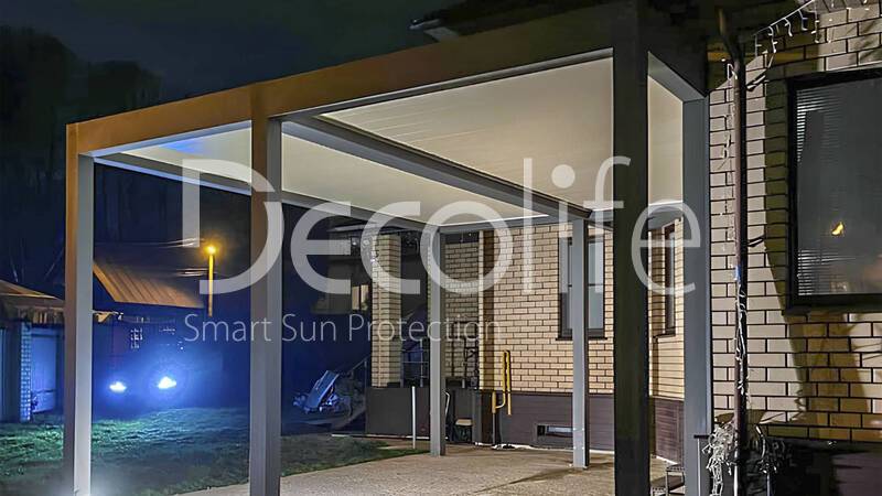 Пергола Decolife Bioclimatic B700 - Московская обл.