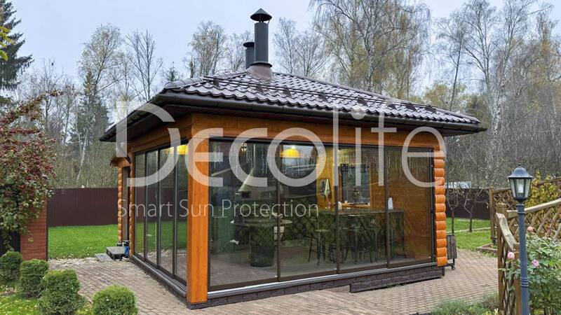 Раздвижное панорамное остекление Decolife S500 - г. Руза