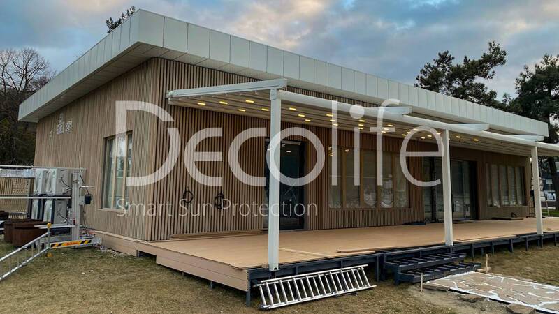 Тентовая пергола Decolife Basic&Pro New - Краснодарский край, с. Абрау-Дюрсо