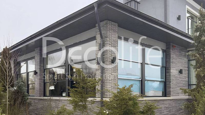 Панорамные раздвижные двери Decolife HS162 + Подъемное остекление Decolife W700 - Московская обл