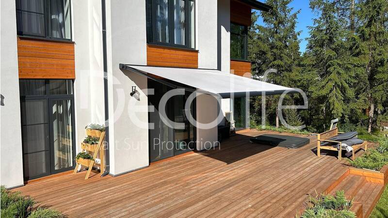 Маркиза кассетная Decolife G500 - Ленинградская обл, п. Репино парк 