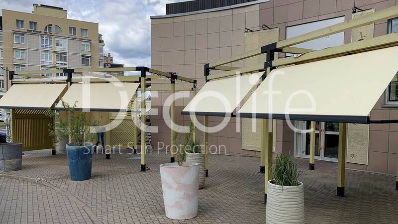 Витринная маркиза Decolife G400 - г. Минск, ресторан ''Cultura''