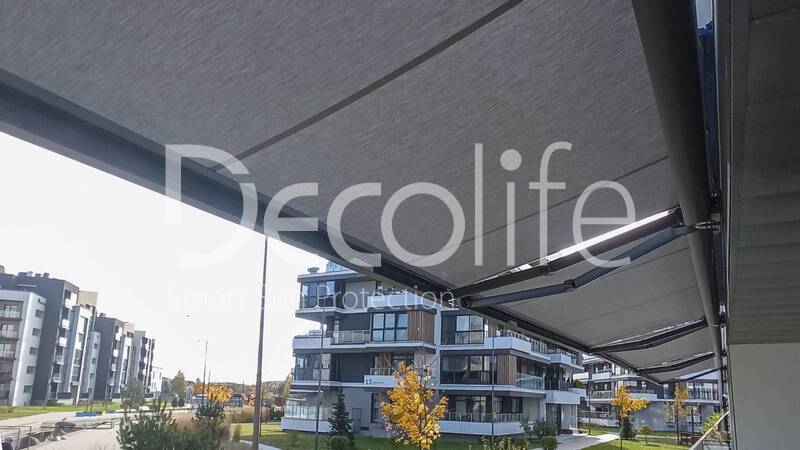 Маркиза кассетная Decolife G500 - а.г. Ратомка, ЖК Пирс