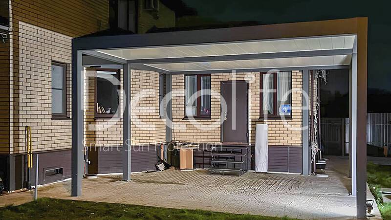 Пергола Decolife Bioclimatic B700 - Московская обл.