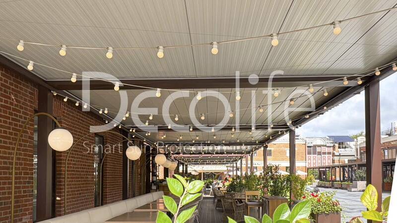 Перголы Decolife Bioclimatic В600, B400 - г. Москва, Фудмолл Депо, р-н Сыроварня