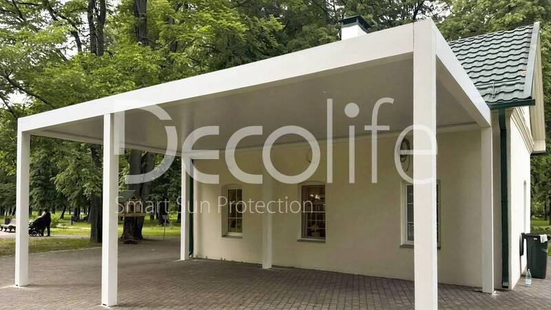 Биоклиматическая пергола Decolife B600 PIR  - г. Москва