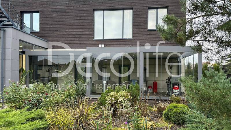 Пергола Decolife В500 и раздвижное остекление S150 - Московская обл., кп Русская деревня