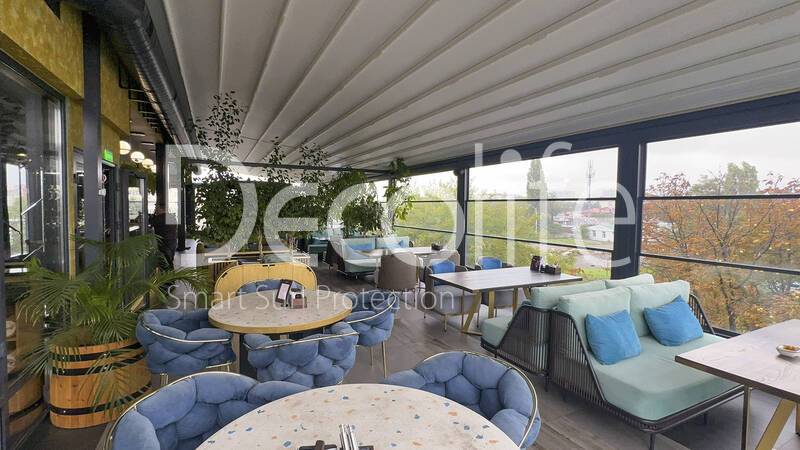 Тентовая пергола Decolife Solo Basic + W600, W500 - г. Пятигорск, р-н ''Этажи вкуса''