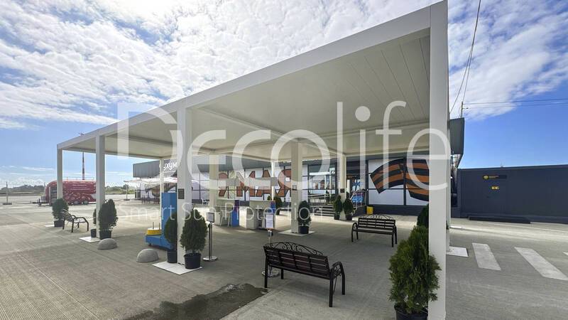 Пергола Bioclimatic B500-25П - Абхазия, аэропорт Сухум