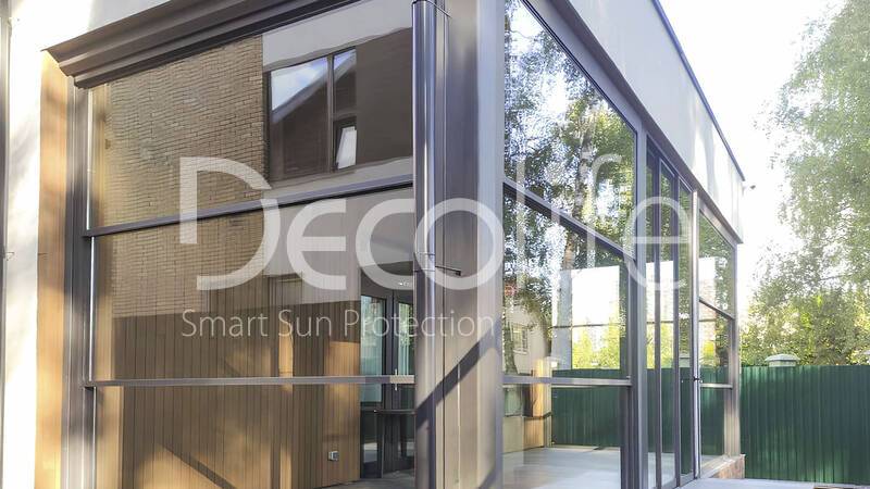 Гильотинное остекление Decolife W500 + Раздвижное остекление Decolife S500 - Коммунарка