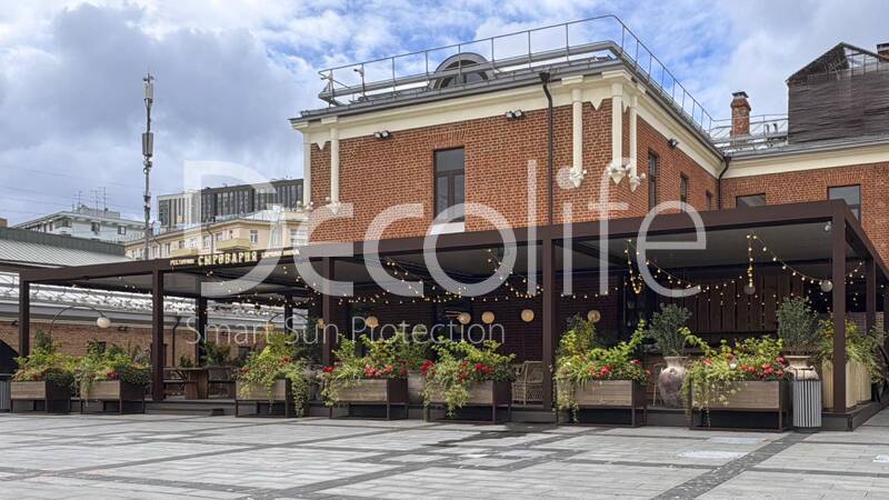 Перголы Decolife Bioclimatic В600, B400 - г. Москва, Фудмолл Депо, р-н Сыроварня