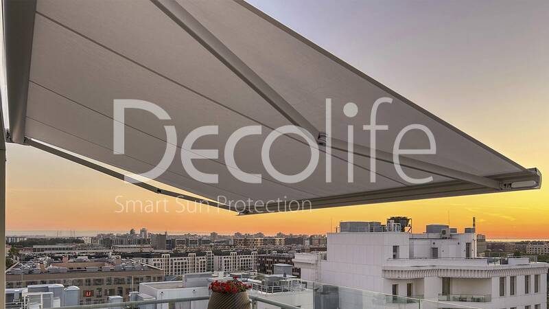 Маркиза кассетная Decolife G500 - г. Санкт-Петербург, ЖК Леонтьевский Мыс