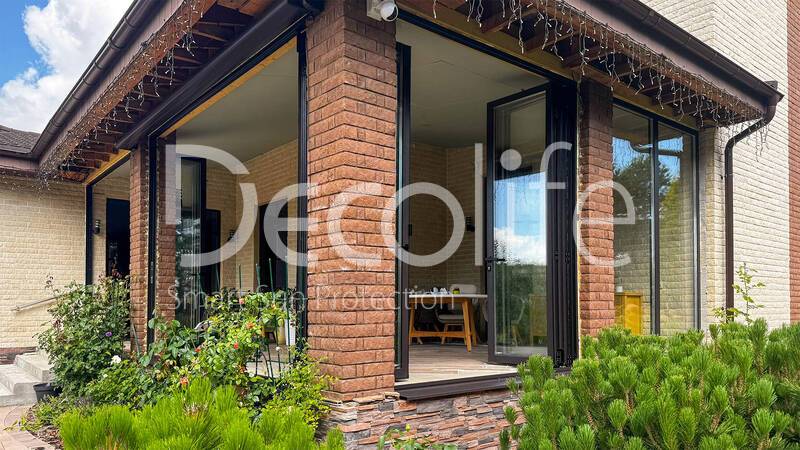 Панорамные складные двери Decolife BF77(с терморазрывом) + G500 - г. Москва