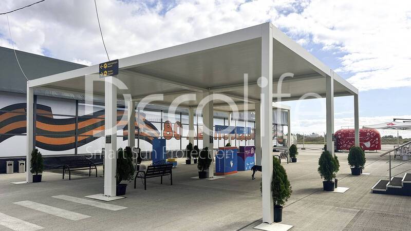 Пергола Bioclimatic B500-25П - Абхазия, аэропорт Сухум