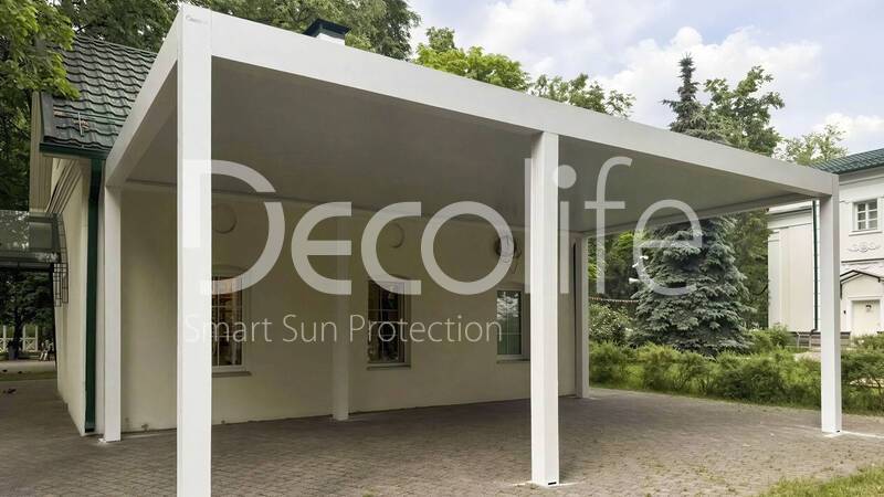 Биоклиматическая пергола Decolife B600 PIR  - г. Москва