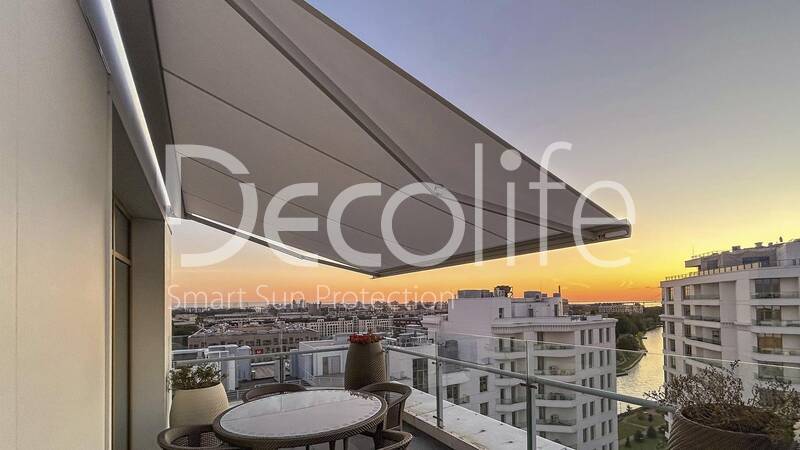 Маркиза кассетная Decolife G500 - г. Санкт-Петербург, ЖК Леонтьевский Мыс