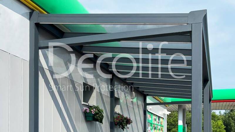 Зимний сад Decolife с LED- подсветкой - АЗС Беларуснефть, г. Марьина Горка