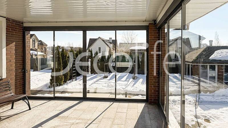 Раздвижное панорамное остекление Decolife S500 - Московская обл.