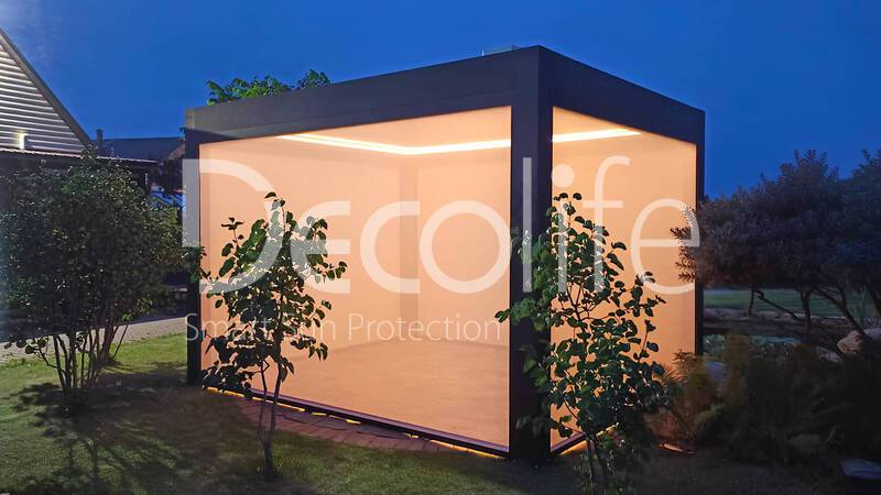 Пергола Decolife B600 PIR + Вертикальная система Zip 100 Kvadro - Балтийская слобода
