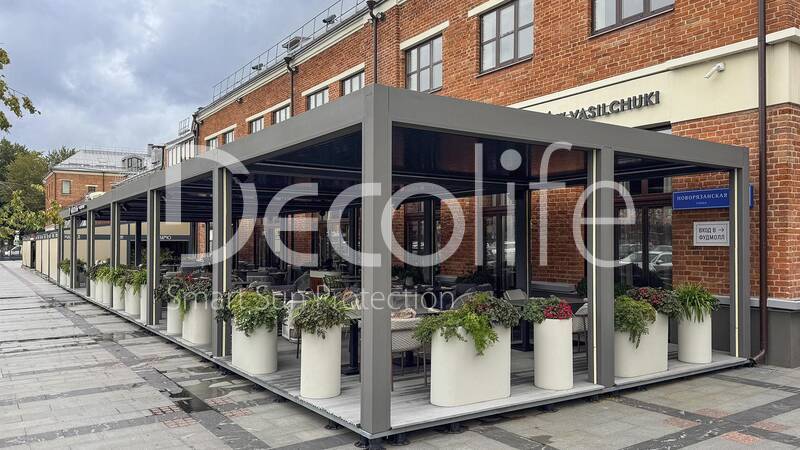Пергола Decolife B600 PIR с утеплением Termo - г. Москва, Chaihona №1