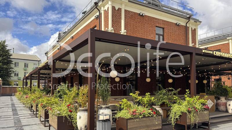 Перголы Decolife Bioclimatic В600, B400 - г. Москва, Фудмолл Депо, р-н Сыроварня